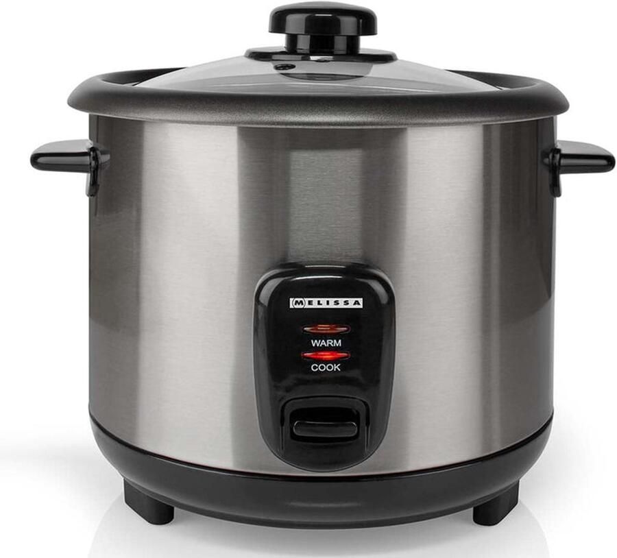 Melissa 16280024 Rijstkoker 1 5 l 500 W Anti-aanbaklaag Uitneembare kom Stoommandje Warmhoudfunctie Automatische uitschakeling
