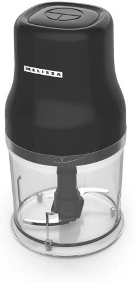 Melissa 16210101 Mini Keukenhakker 200 W 0 5 l 1-Snelheid Zwart