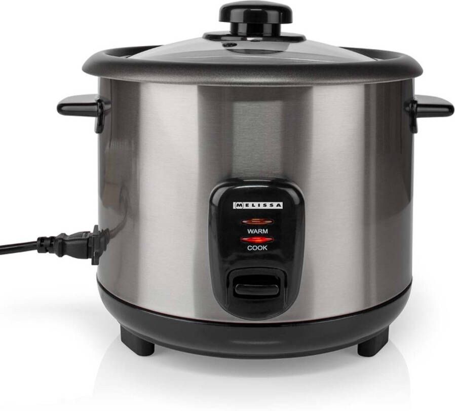 Melissa Rijstkoker 1 5 L 500W Anti-aanbaklaag Uitneembare kom Stoommandje Warmhoudfunctie Automatische uitschakeling 16280024