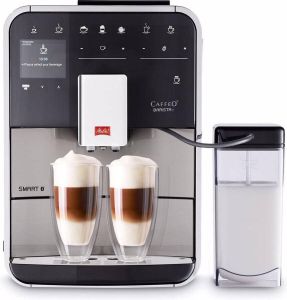 Melitta Volautomatisch koffiezetapparaat Barista T Smart F 84 0-100 roestvrij staal Hoogwaardig front van edelstaal 4 gebruikersprofielen & 18 koffierecepten