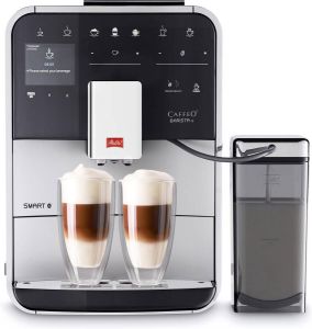 Melitta Volautomatisch koffiezetapparaat Barista TS Smart F850-101 zilver 21 koffierecepten & 8 gebruikersprofielen 2-kamer bonenreservoir