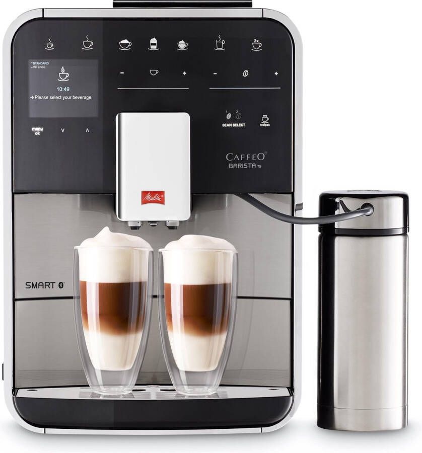 Melitta Volautomatisch koffiezetapparaat Barista TS Smart F 86 0-100 roestvrij staal Hoogwaardig front van edelstaal 21 koffierecepten & 8 gebruikersprofielen - Foto 3
