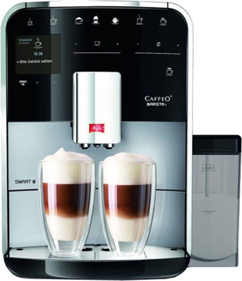 Melitta Volautomatisch koffiezetapparaat Barista T Smart F 83 0-101 zilver 4 gebruikersprofielen &18 koffierecepten naar origineel italiaans recept - Foto 3