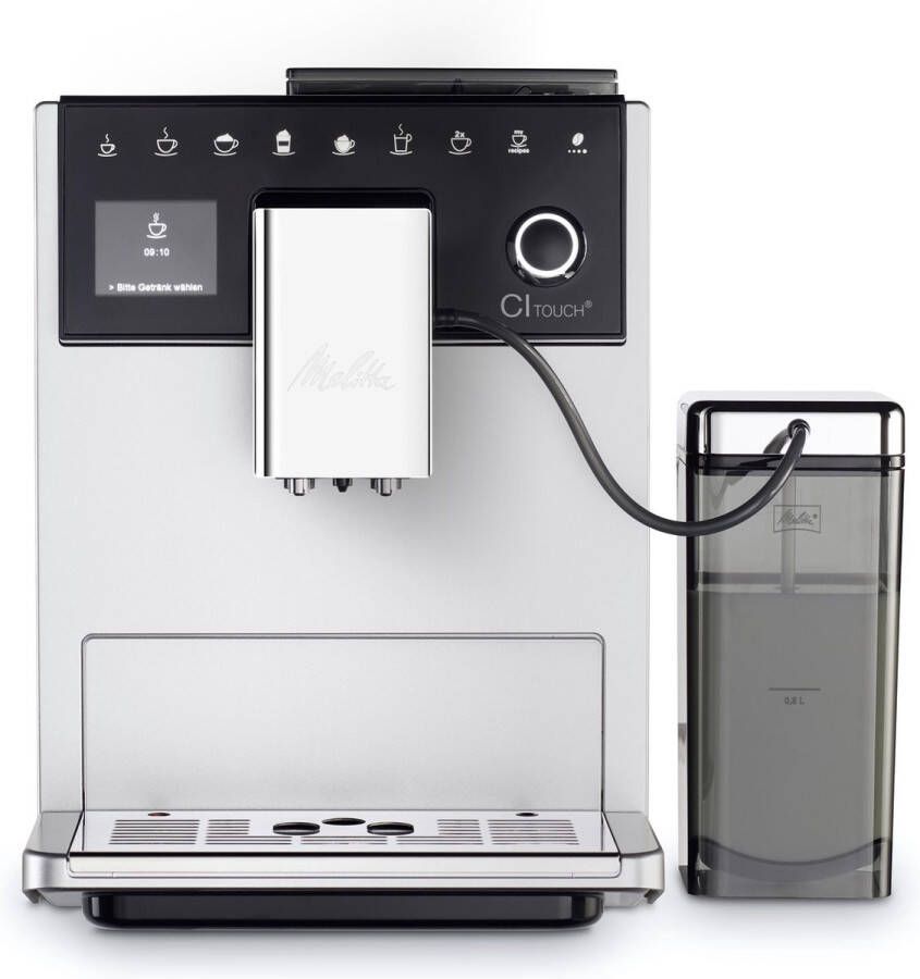 Melitta CI Touch F630-101 Espressomachine Zwart Zilver