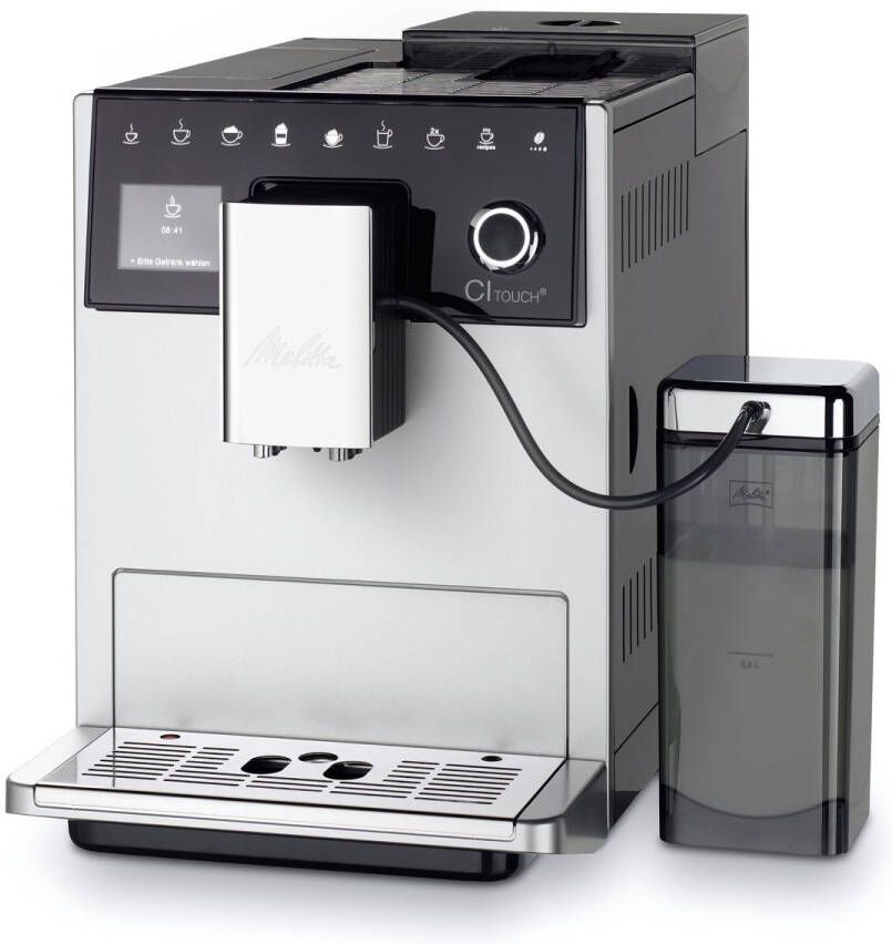 Melitta Volautomatisch koffiezetapparaat CI Touch F630-101 zilver Bedieningsplatform met touch & slide-functie fluisterstil maalwerk - Foto 3