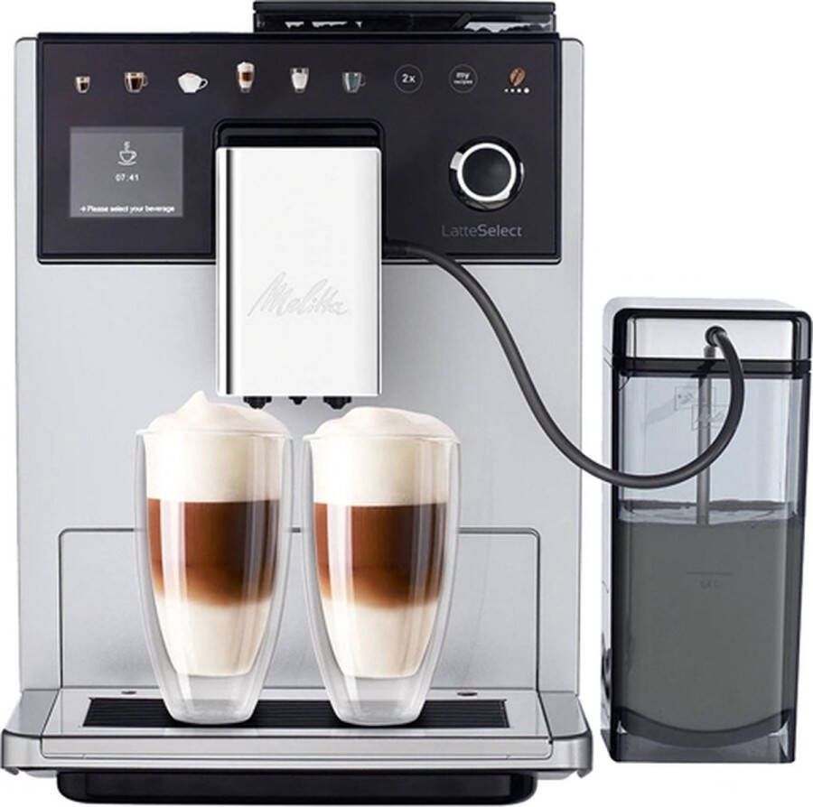 Melitta Espresso LATTE SELECT ZILVER F630-211 6781937