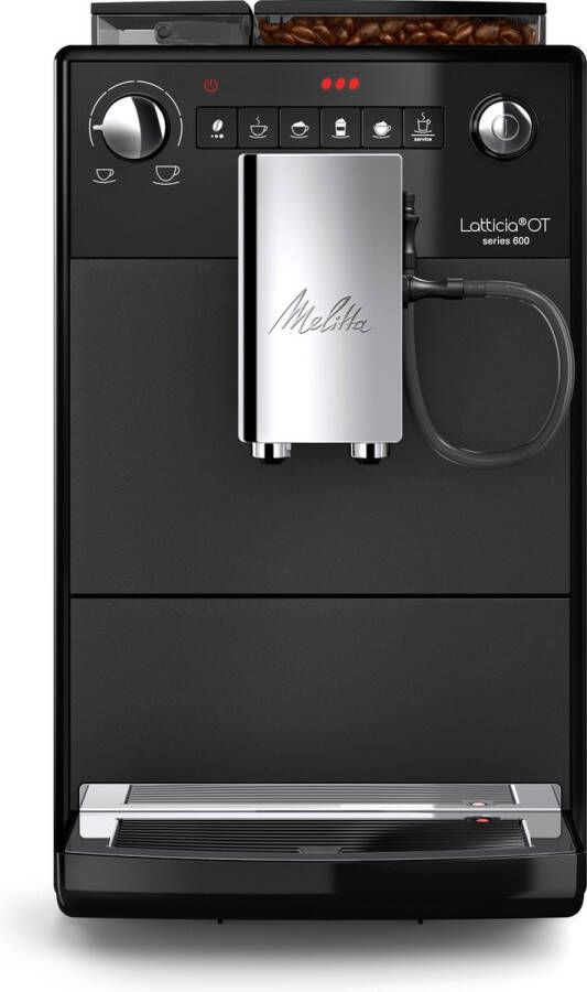 Melitta Volautomatisch koffiezetapparaat Latticia One Touch F300-100 zwart dubbele melkopschuiming + xl watertank & xl bonenreservoir - Foto 5