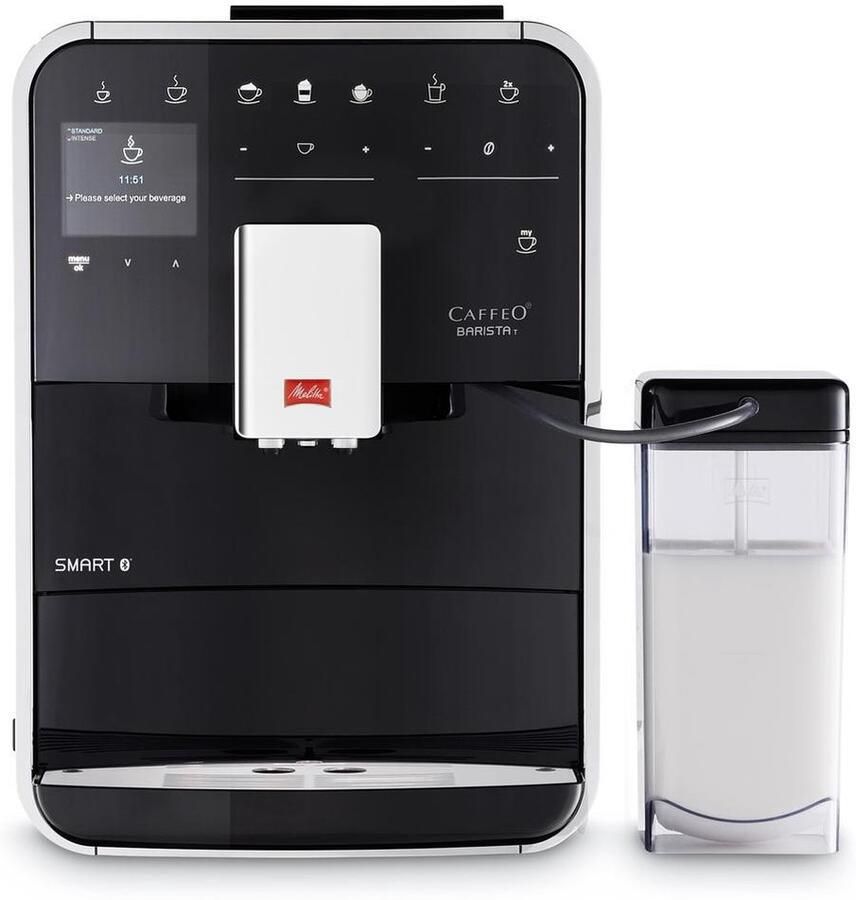 Melitta Volautomatisch koffiezetapparaat Barista T Smart F 83 0-102 zwart 4 gebruikersprofielen & 18 koffie recepten volgens italiaans origineel recept - Foto 2