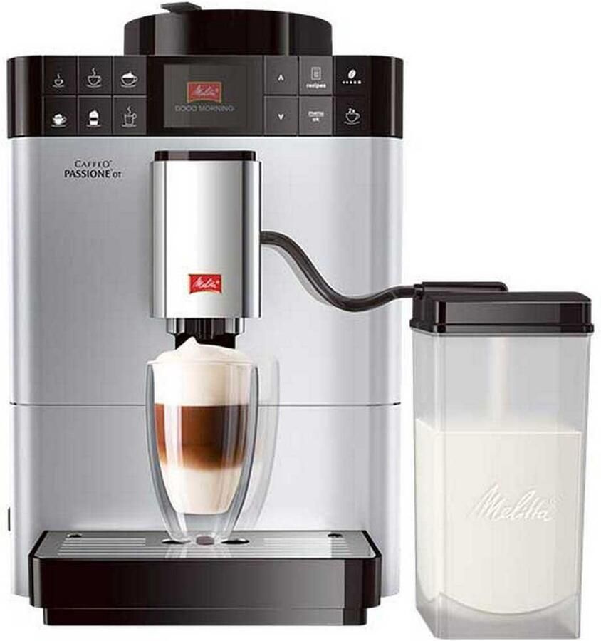 Melitta Volautomatisch koffiezetapparaat Passione One Touch F53 1-101 zilverkleur One-touch-functie per kopje precies de juiste hoeveelheid versgemalen bonen - Foto 12