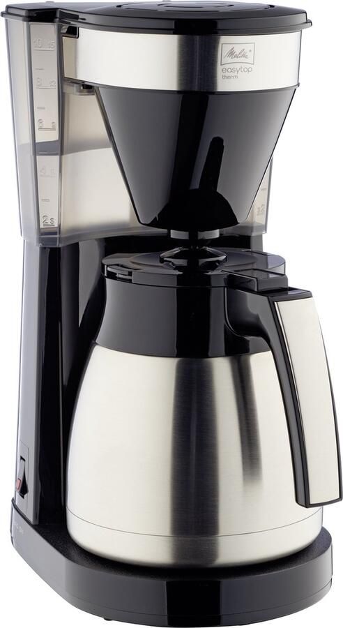 Melitta Easy Top Therm koffiezetapparaat 1023-10 zwart- roestvrij staal