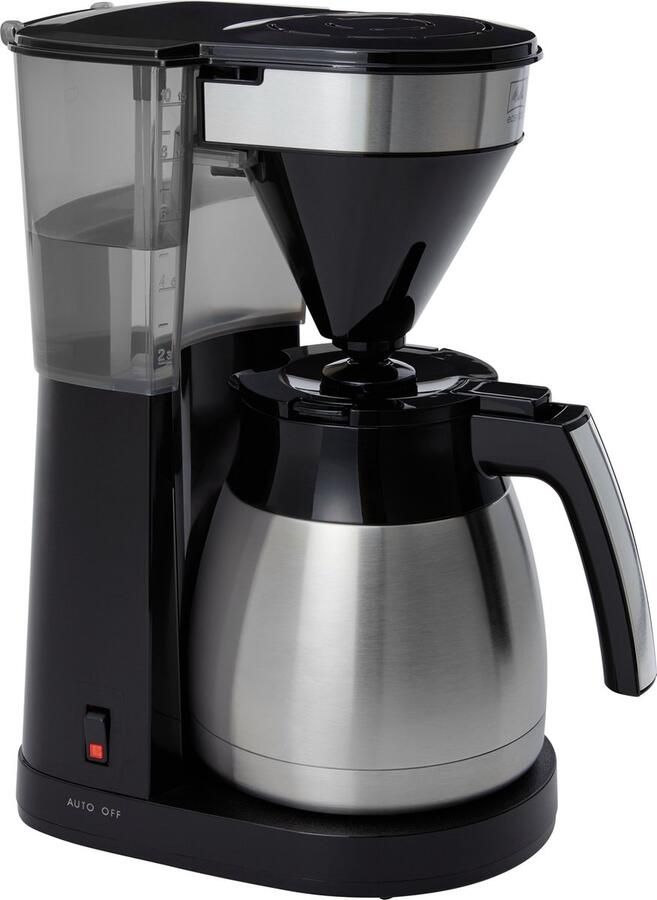 Melitta Easy Top Therm koffiezetapparaat 1023-10 zwart- roestvrij staal