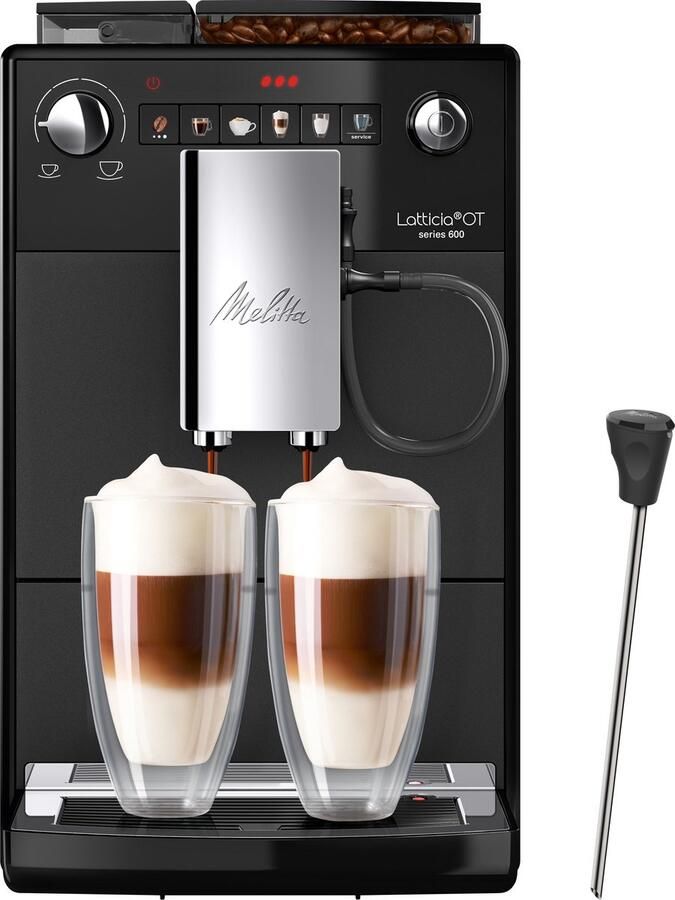 Melitta Latticia OT volautomatische Espressomachine F300-103 frosted zwart