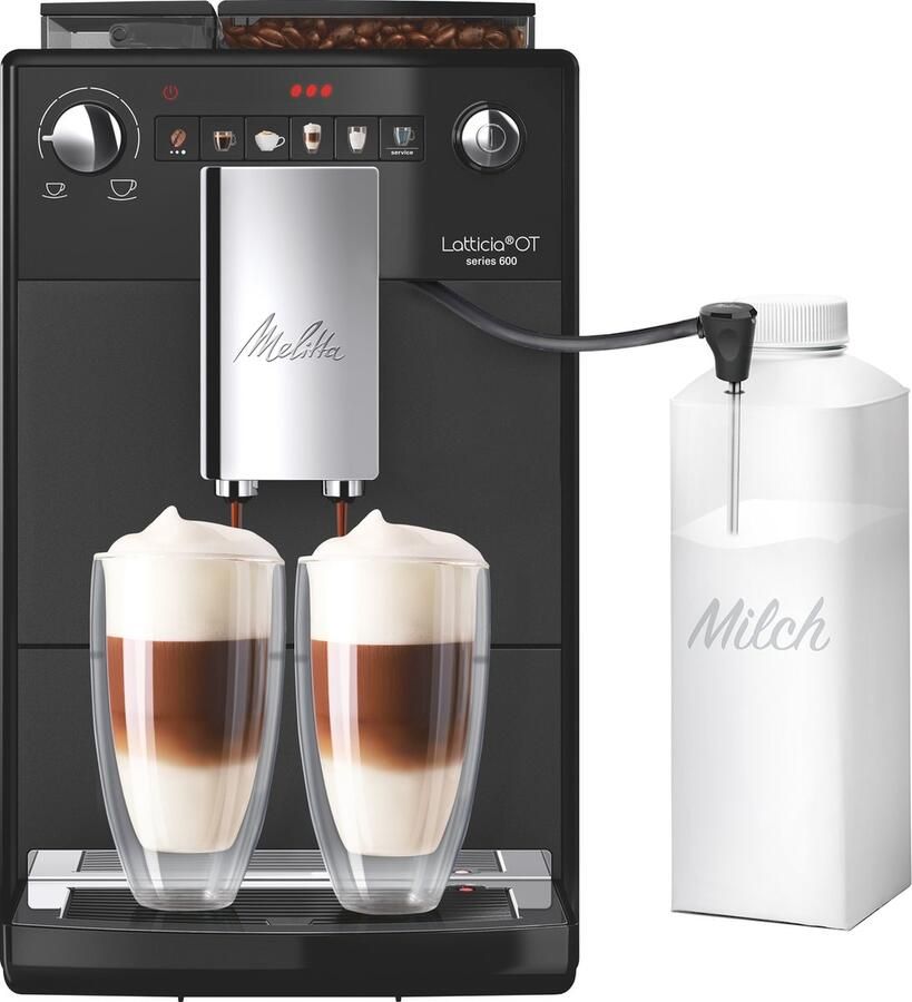 Melitta Latticia OT volautomatische Espressomachine F300-103 frosted zwart