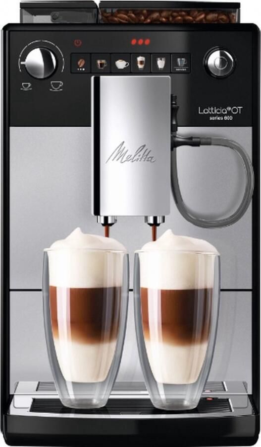 Melitta Mellitta Latticia OT Volautomatische espressomachine F300 101 Zilver