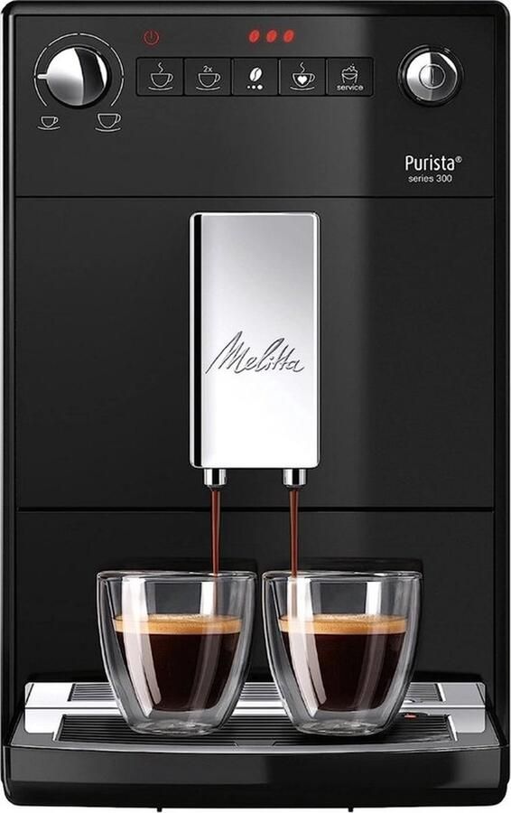 Melitta Purista Pure Black F230-002 | Espressomachines | 4006508223794