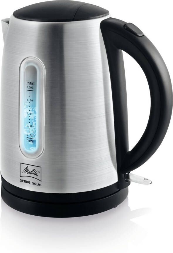 Melitta Prime Aqua Waterkoker 1 7L 2200W RVS Zwart