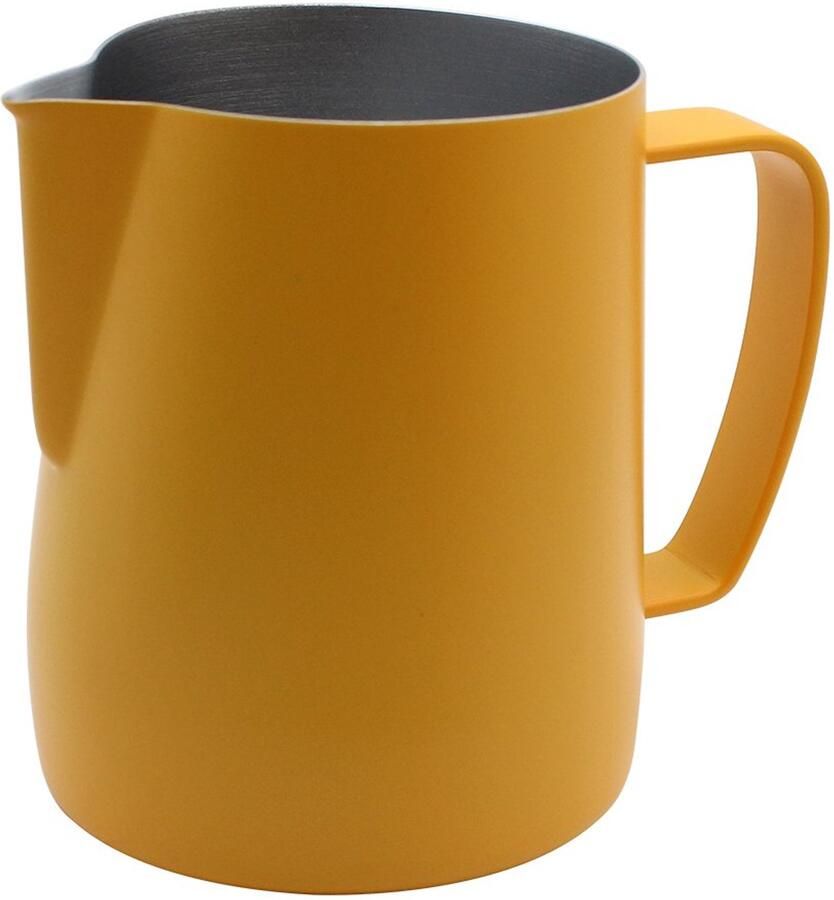 Melkopschuimer 350 ml Roestvrij staal Geel