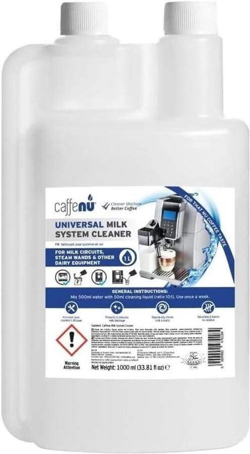 Melkopschuimer Cleaner 1000ml Alkalisch Systeem voor Koffiemachines