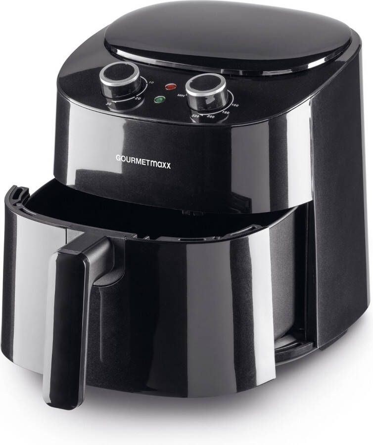 Merk: GOURMETmaxx hetelucht friteuse mechanisch 4.5 l zwart