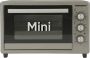 Merkador Vrijstaande Mini Oven 30 Liter 1500 Watt Gemakkelijk Te Reinigen Geëmailleerde Zijwanden Kruimelbak - Thumbnail 1