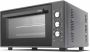 Merkador XXL Vrijstaande Oven 70 Liter 2000 Watt RVS Afwerking Hetelucht Gemakkelijk Te Reinigen Geëmailleerde Zijwanden - Thumbnail 1