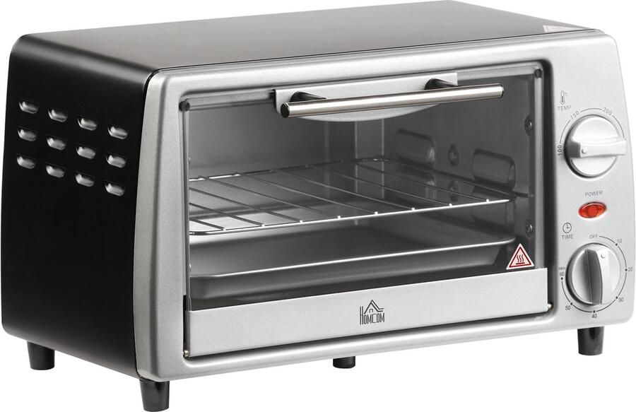 Merkloos Benelux Select Elektrisch Oventje – Elektrisch Oventje Vrijstaand – Electrisch Oventje – Tot 230°C – 10L 36 5 × 26 × 22 cm