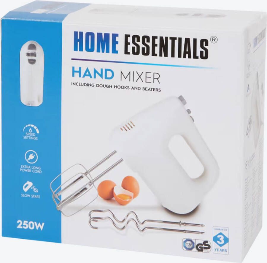 'merkloos'' Handmixer 6 snelheden 250 watt
