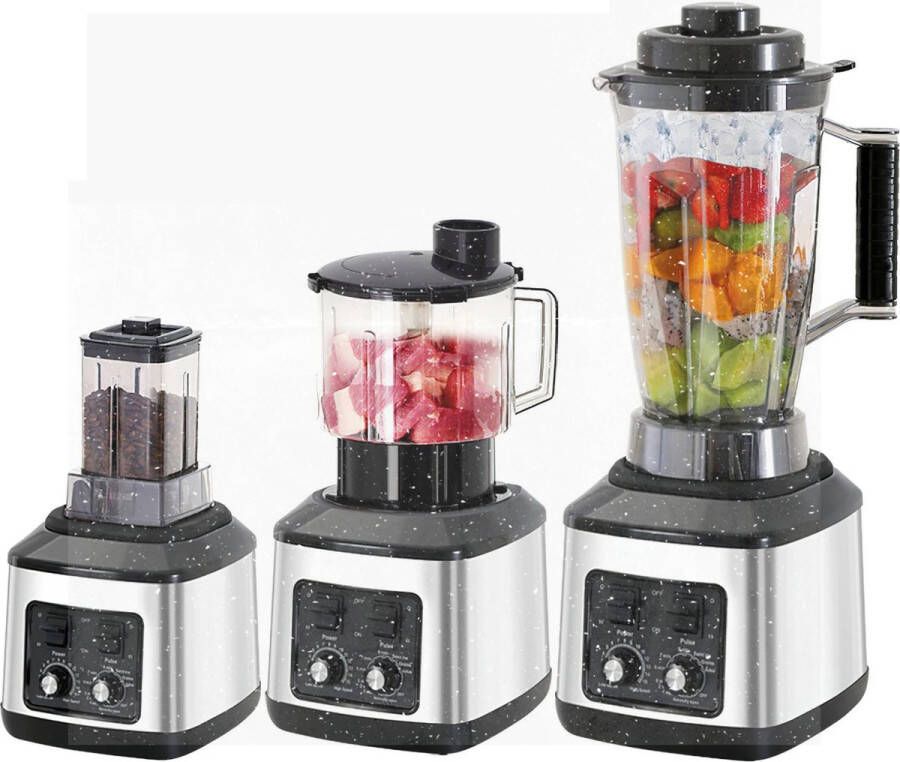 'merkloos' Koopiez Blender Keukenapparatuur 3 in 1 Elektrisch 9500 W Smoothie Maker