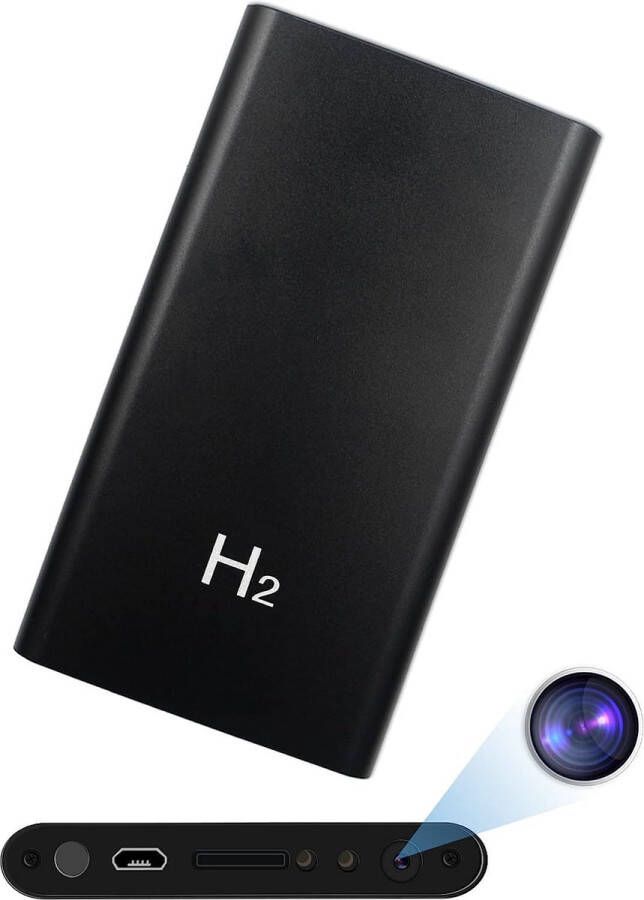 Merkloos Verborgen Camera mini HD1080P 5000 mAh Bewakingscamera's – Videorecorder – powerbank – Camera Nanny Cam voor Veiligheid Thuis en op Kantoor