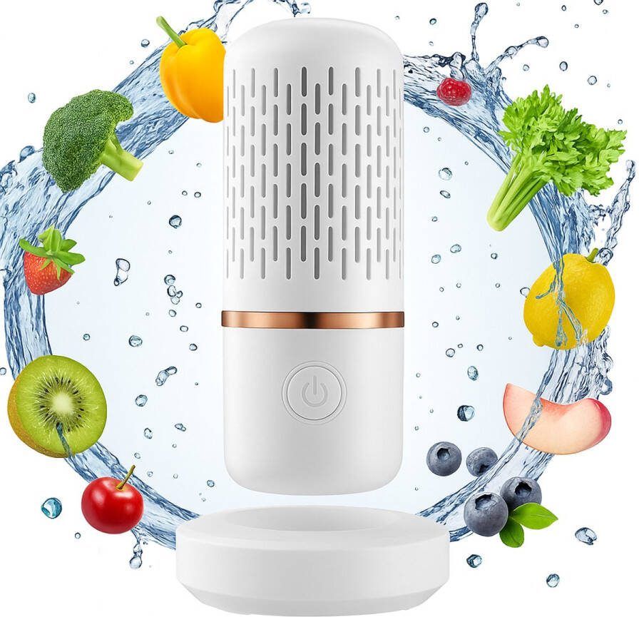 Sterilisator en voedselzuiveraar met ozon technologie veilig en snel reinigen van groenten fruit vis en vlees