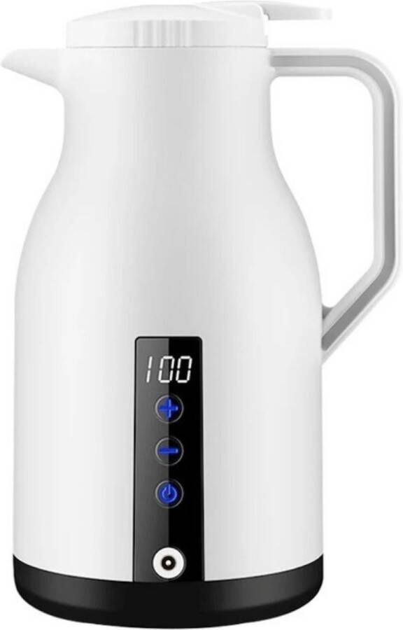 Merkloos Waterkoker Auto Waterkoker 12V voor Onderweg Waterkoker Camping Wit