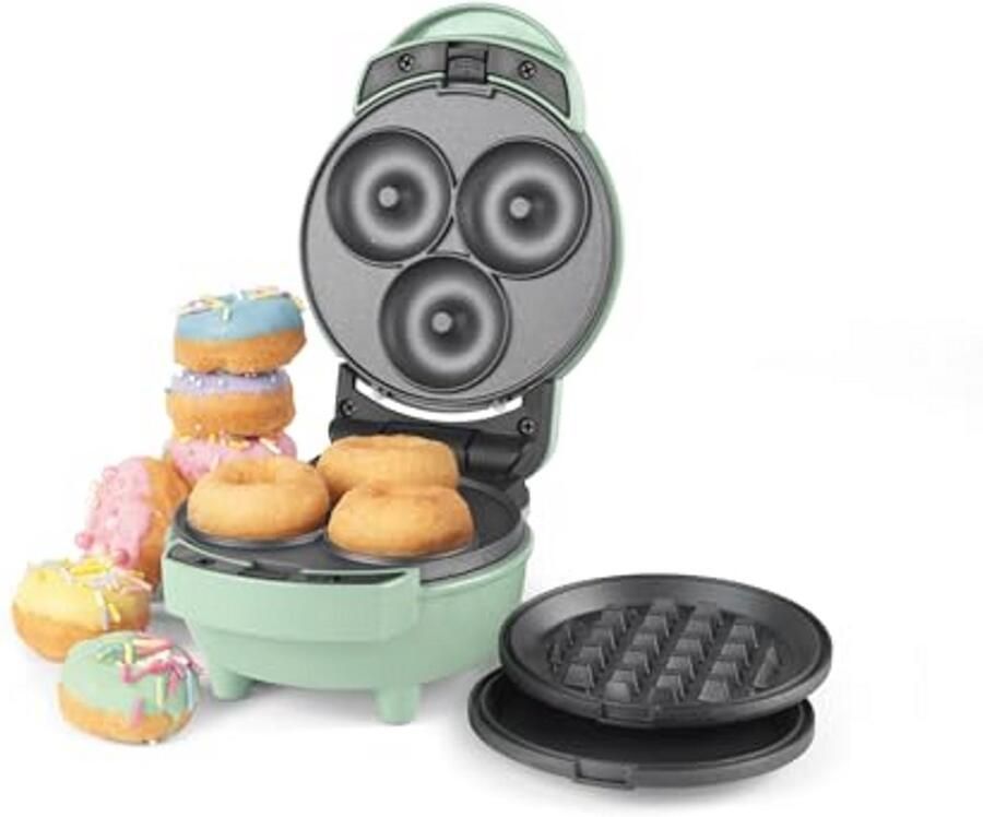 3-in-1 Mini Bites Maker Donuts Wafels en Pannenkoeken in Één Apparaat - Foto 2