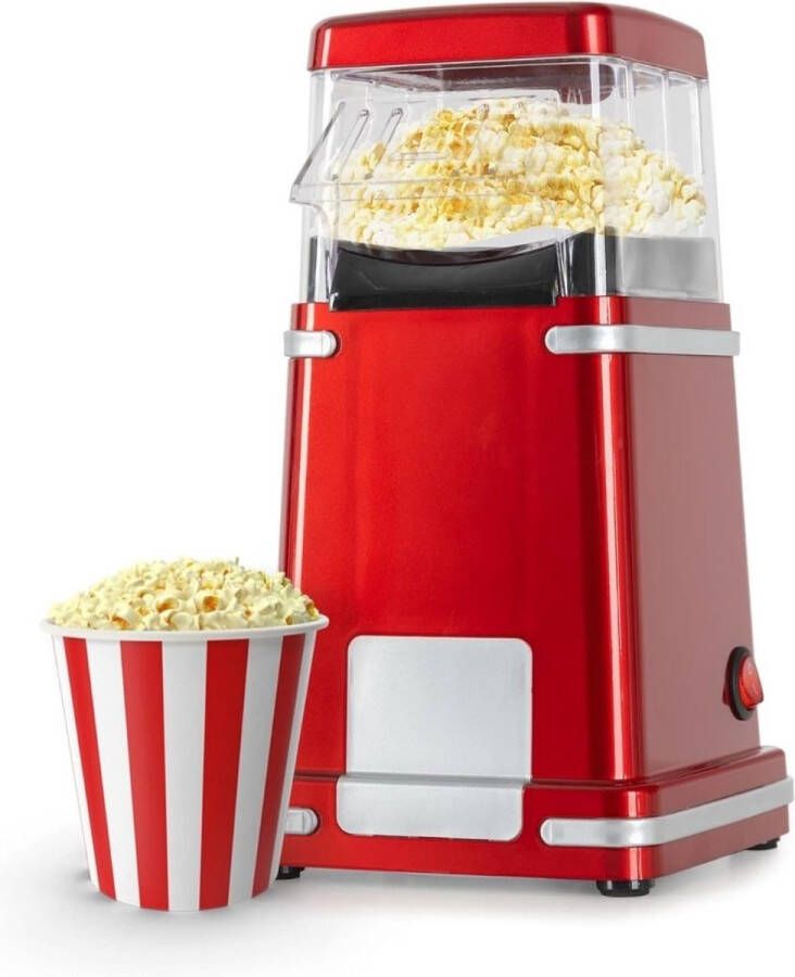 Merklooss Popcorn Machine Popcornmakers Popcornpan Mais Rood