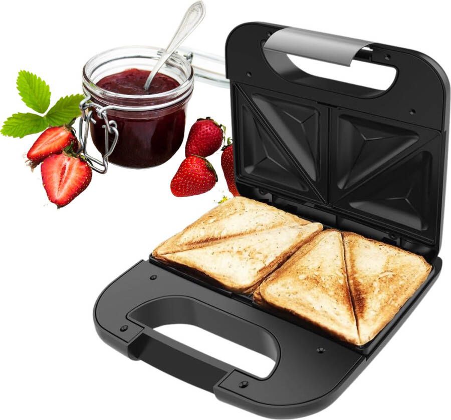 Merklooss Tosti Apparaat Broodrooster Tosti Grill Apparaten Zilver