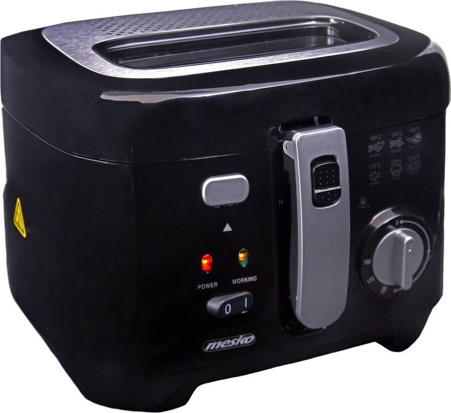 Mesko MS 4908 Frituurpan 2.5 liter Antraciet