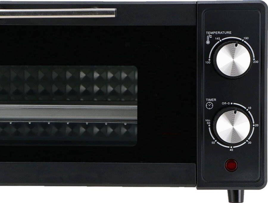 Mestic Vrijstaande Oven MO-60 – 9L – 600 W Inclusief grill- en bakplaat