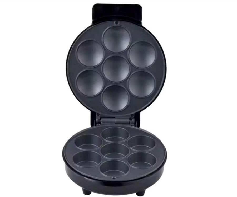 Mevaz Cupcake Maker – 1000W – Voor 7 Cupcakes – Muffin Cake Anti-aanbaklaag – Snel & Eenvoudig Bakken