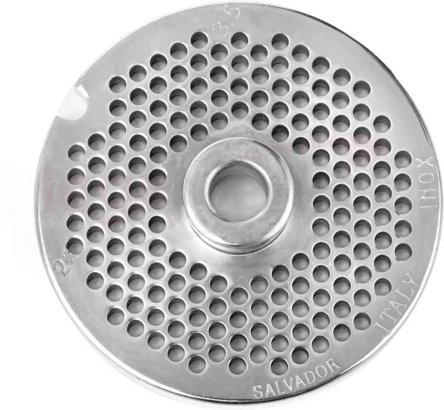Mgea-M Mega-M Professionele Gehaktmolen Schijf Ø 82 mm Gaten 6 mm RVS Voor Vleesmolen model wi.HO240.1200.sn Roestvrij Staal