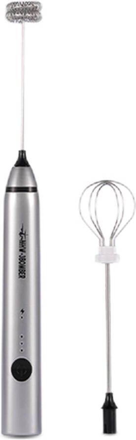 MHW-3BOMBER oplaadbare melkopschuimer 3 snelheden verwisselbare gardes lattes cappuccino's en meer