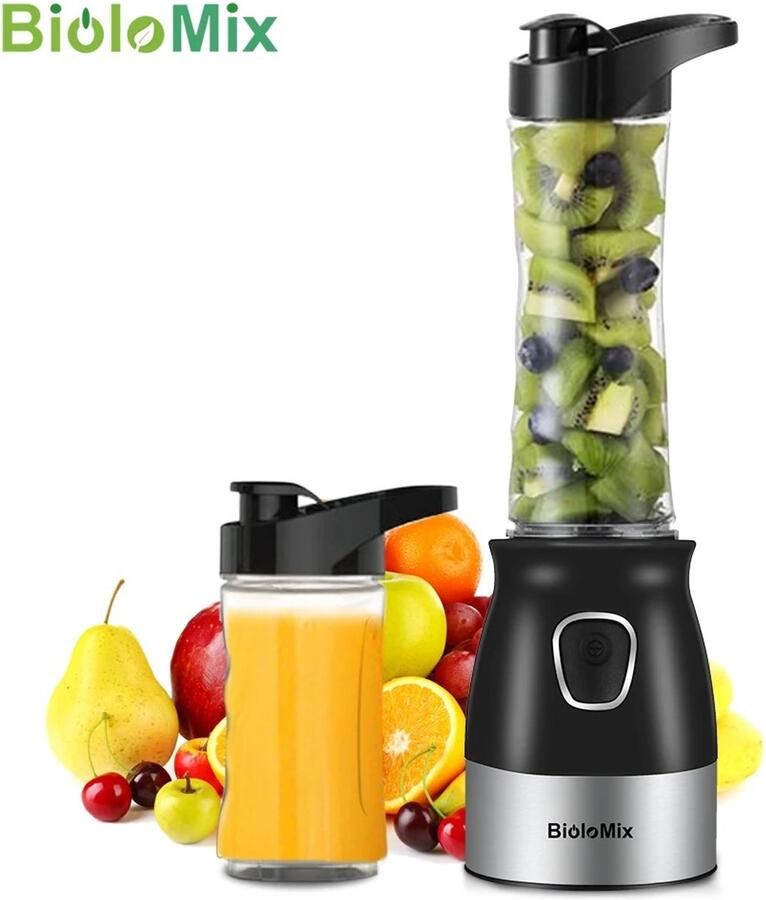 MIAAD Draagbare blender Portable blender 3 in 1 blender Multifunctionele Keukenmachine – Mixen Hakken & IJs Crushen