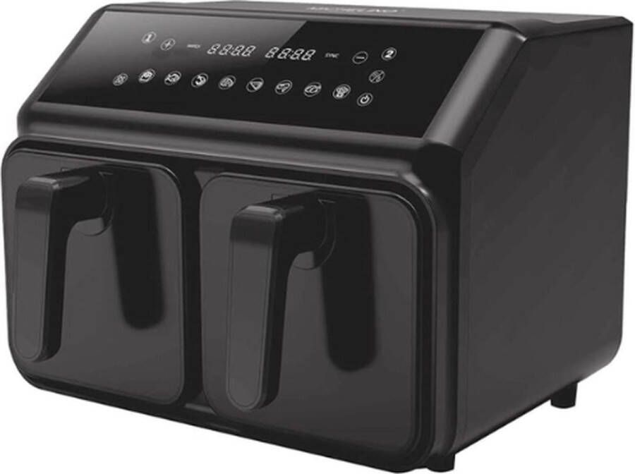 Michelino Dubbele Airfryer Deluxe Duo Airfryer XXL Dubbele Airfryer XXXL heteluchtoven Airfryer Oven