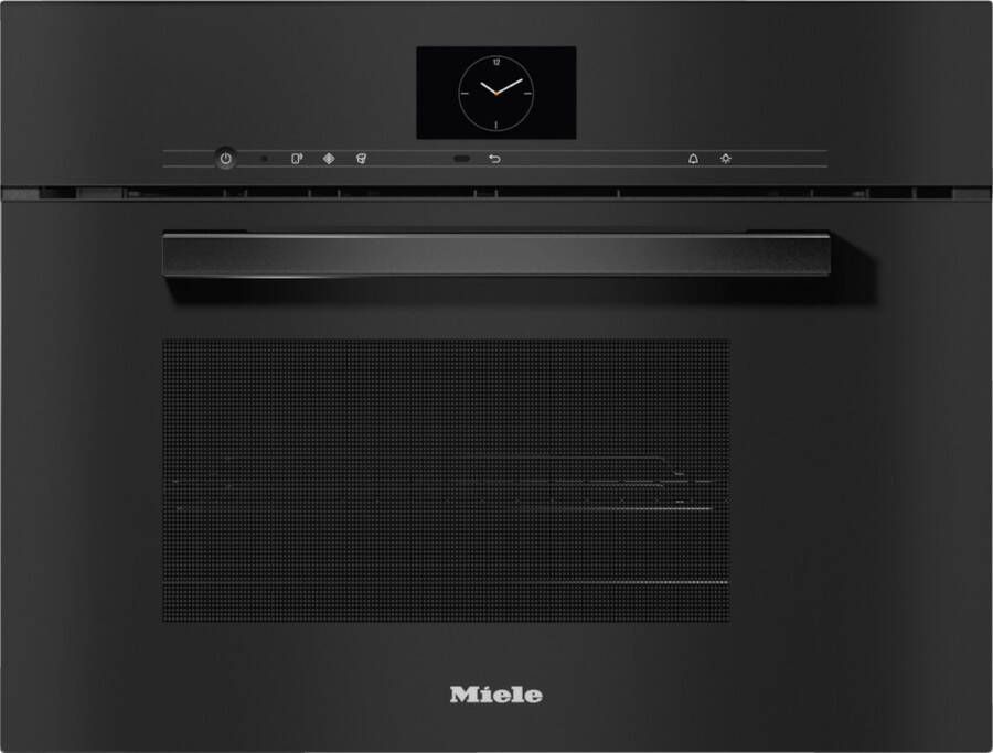 Miele DGM 7645 Stoomoven Obsidiaanzwart