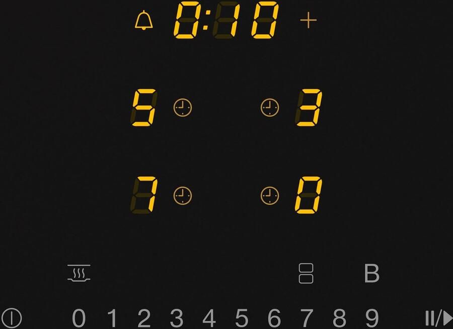 Miele KM 7373 FR Zwart Ingebouwd 86 cm Inductiekookplaat zones 4 zone(s)