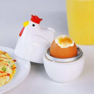 MikaMax Magnetron Eierkoker Herbruikbare Eikoker Snel je Ei Klaar Boiley Microwave Egg Boiler 3-5 minuten Ei koker