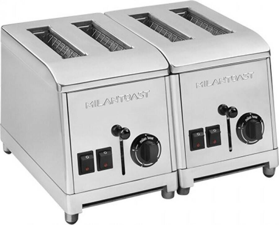 Milantoast Broodrooster Professional 4 Sleuven 420044 Horeca & Professioneel