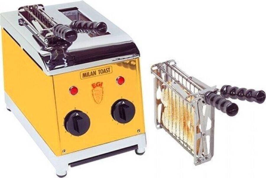 Milantoast Milan Toast 2 tangs Tosti ijzer Goud