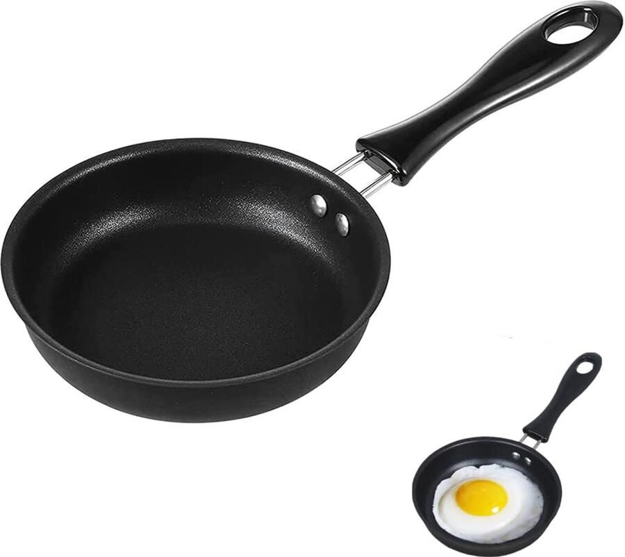 Mini-koekenpan 12 cm Antiaanbaklaag Geschikt voor inductie