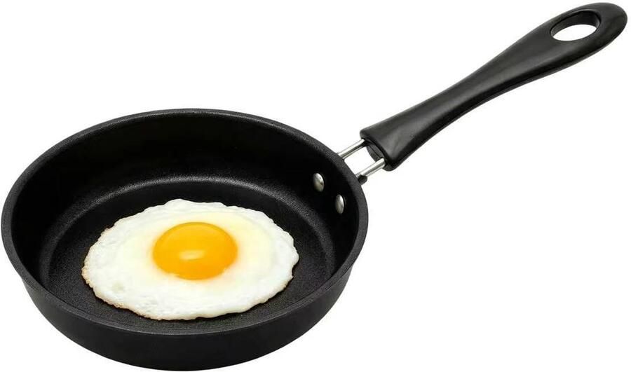 Mini-pan 12 cm Antiaanbaklaag Geschikt voor inductie