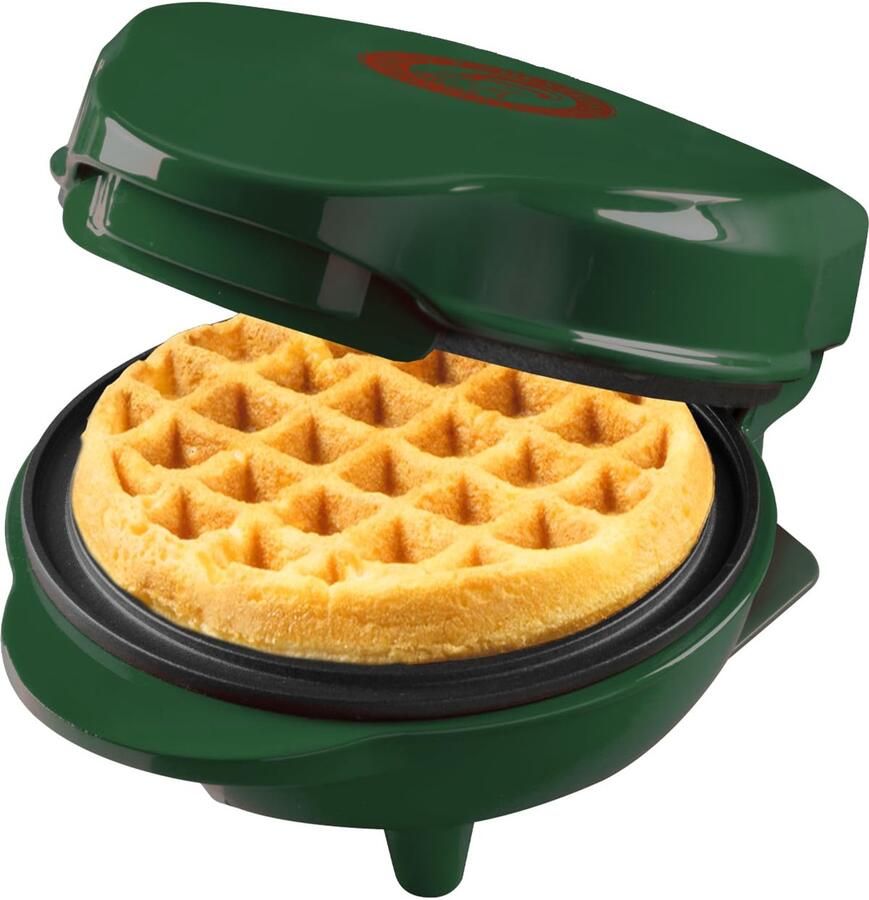 Mini Wafelmaker Kersteditie met Non-Stick Coating