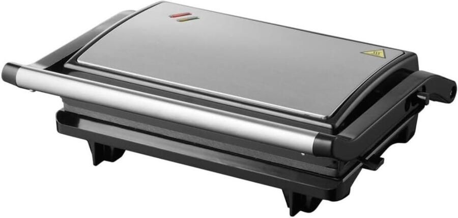 Nexvo Contactgrill Met Uitneembare Platen Contactgrill Multi Grill Zwart Grijs 22cm x 28cm x 8cm